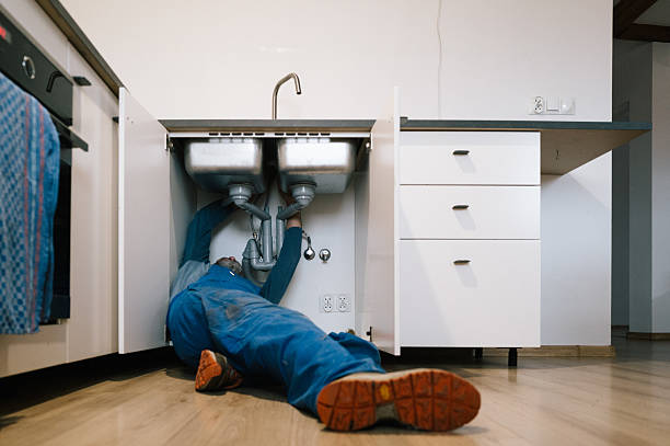 Professional Drain Cleaning technician working in Navarre, OH